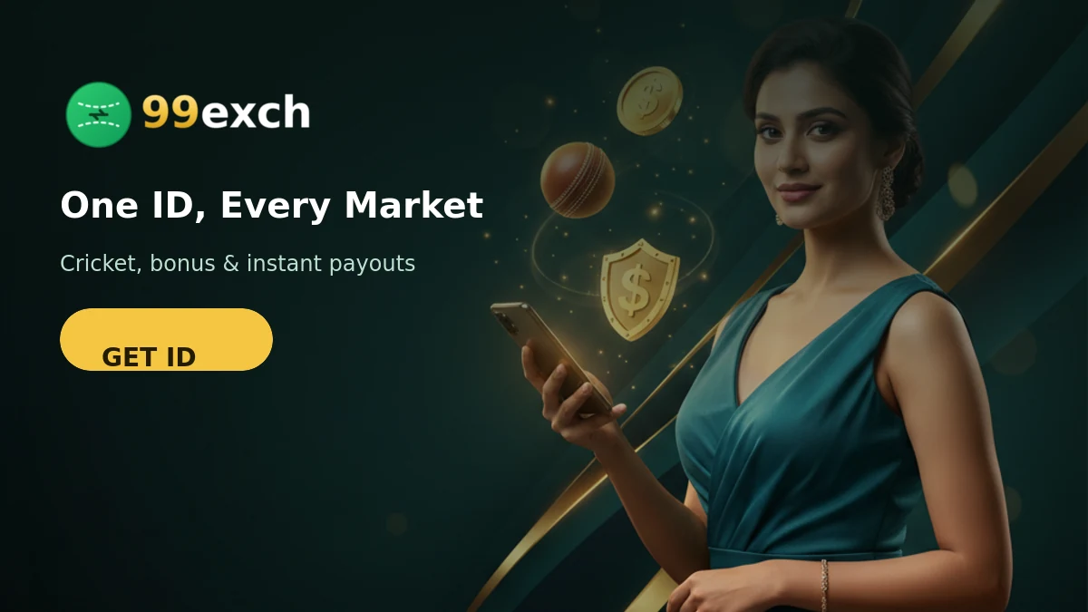 One 99exch ID gives access to cricket markets, bonus and instant payouts